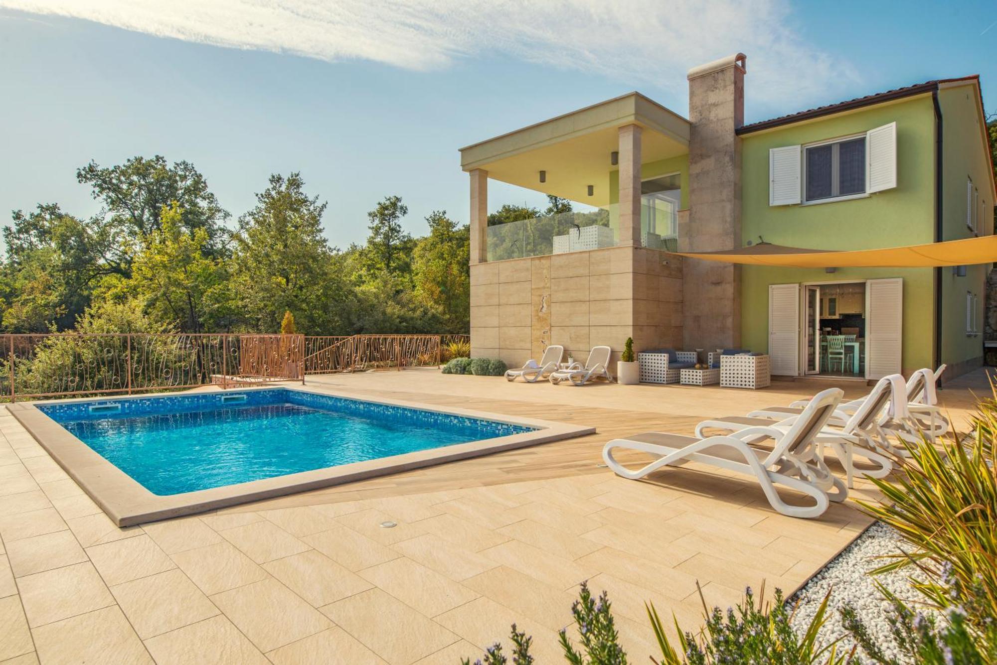 Villa Luce Labin  Exteriör bild